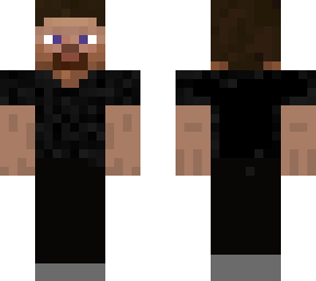 black shirt - steve
