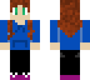 blue hoodie girl 1