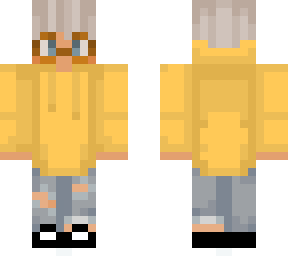 yellow hoodie chibi