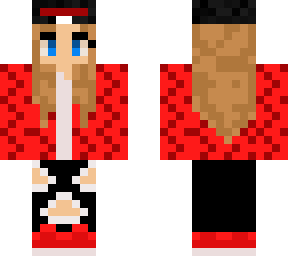 minecraft female skater skin