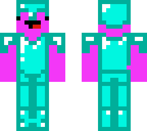 purple derp with diamond armor