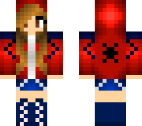 spiderman hoodie girl