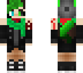 antisepticeye ( female anti with fox ears)