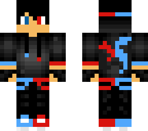 blue & red dragon boy