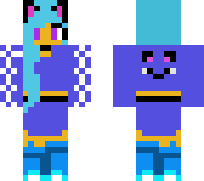 blue wolf  girl