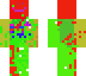 crazy minecraft skin
