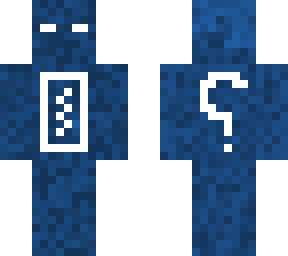 ghost blue man