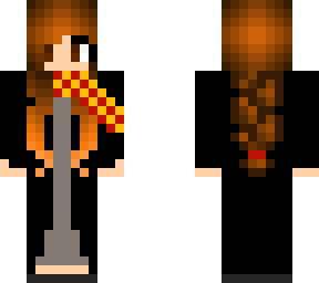 ginny weasly w/ gryfindor scarf