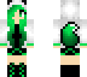 green fox girl