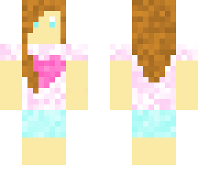 pink teen with heart