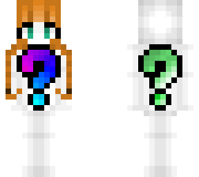 question mark girl