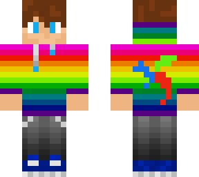 rainbow dragon hoodie boy