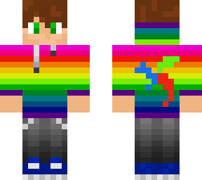 rainbow dragon hoodie boy