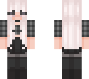 black plaid outfit