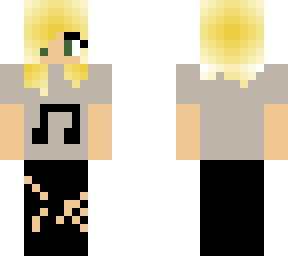 blonde music girl