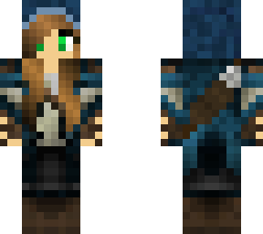 blue assassin girl
