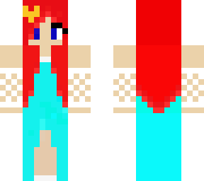 blue dresst girl