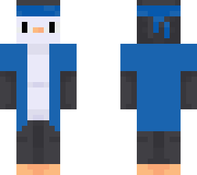 blue jacket penguin