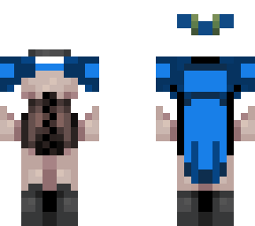 blue medieval assassin