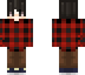boy with red shirt