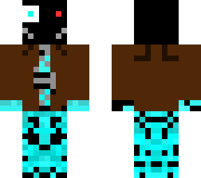 cyborg with leather jacker