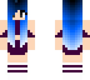 emo purple girl