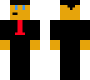 orange guy in suit