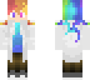 rainbow hair scientist
