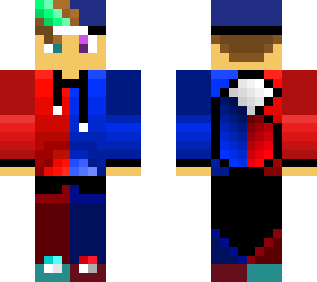 red and blue boi