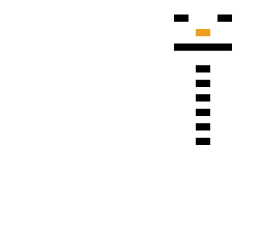back snowman and funny