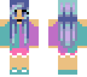 blue and purple