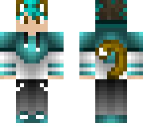 blue neko cat boy (3d shoes, jacket, ears, detachable ears and tail)!