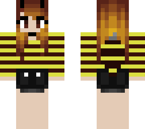 fuzzy bumblebee - brown and yellow