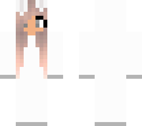 girl in a bunny onesie
