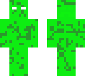 herobrine as green steve