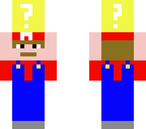 mario holding ? block