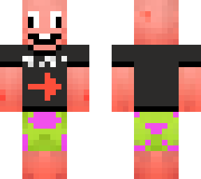 patrick star (with im with the dummy graphic tee)