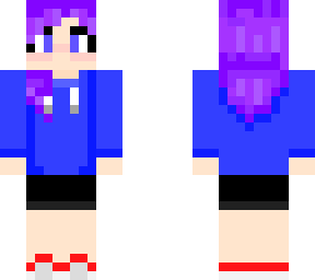 purple hair girl