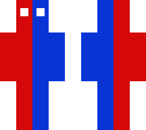 red and blue 50