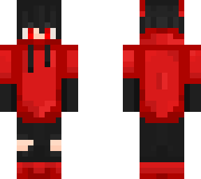 red hoodie