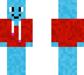 red hoodie blue alien