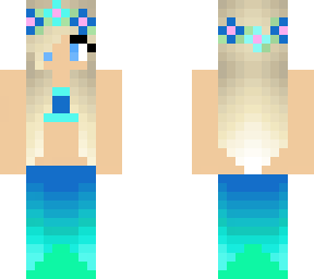 sea coloured mermaid