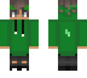 boy with green horns
