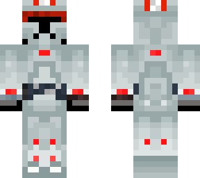 clone commander white