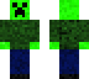creeper in a sweatshirt