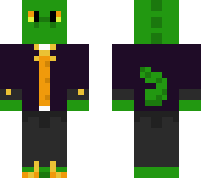 dino in a tux