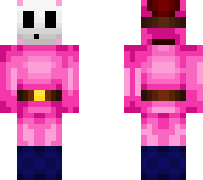 pink shy guy