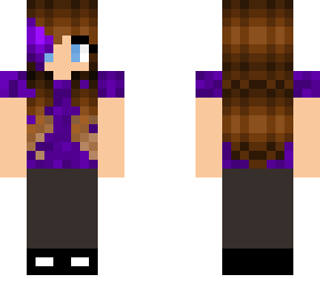 purple camo t-shirt girl