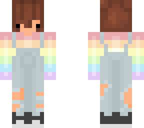 rainbow overalls