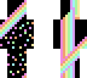 rainbow spiral and sprinkles